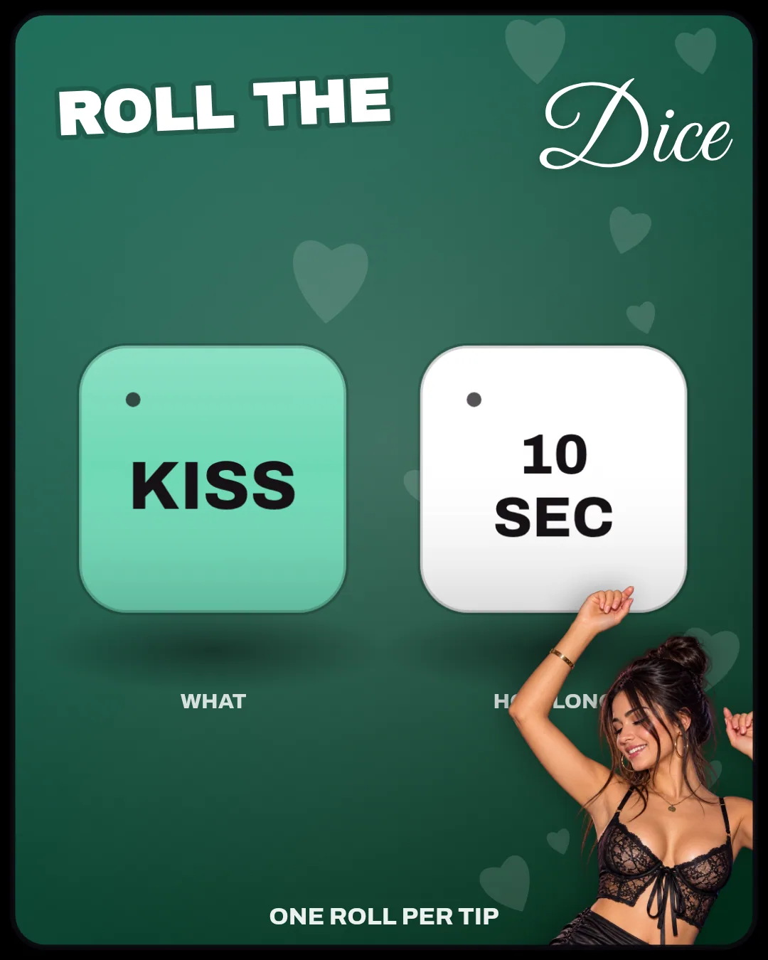 Mint OnlyFans dice game template