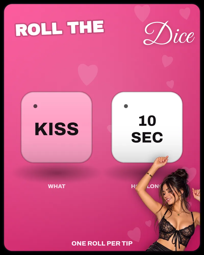 Candy OnlyFans dice game template