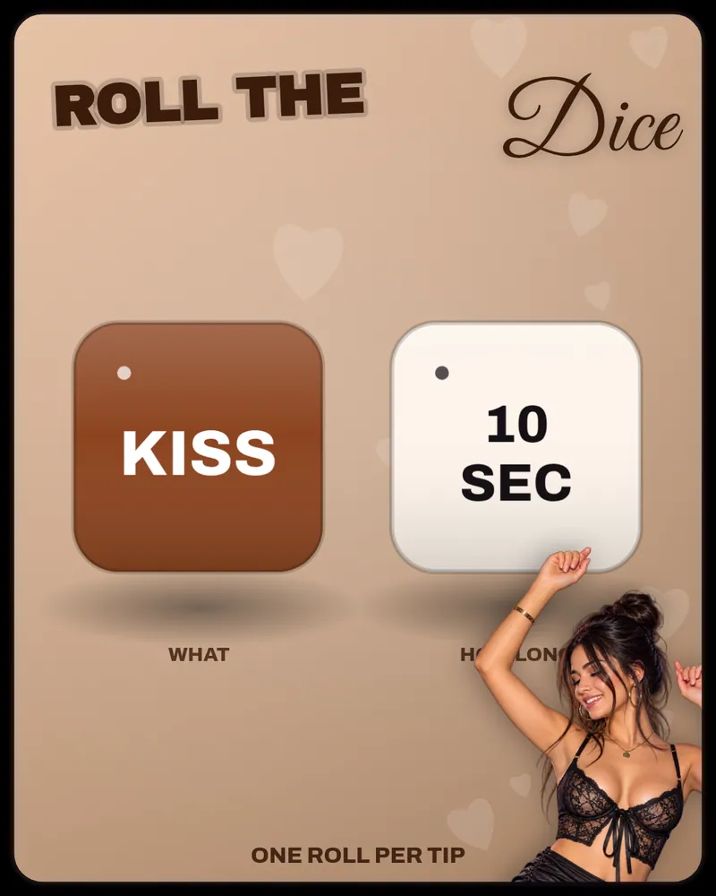 Copper OnlyFans dice game template