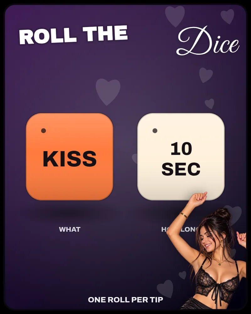 Sunset OnlyFans dice game template