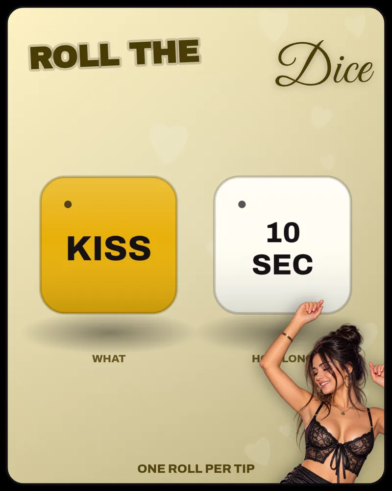 Sunshine OnlyFans dice game template